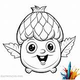 Bring A Little Smile To Your Day With Acorn Coloring Pages sketch template