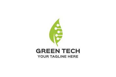 Green Tech Logo Template | Branding & Logo Templates ~ Creative Market