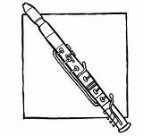Clarinete para colorear  COLOREA TUS DIBUJOS sketch template