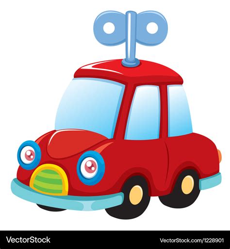 Toy car Royalty Free Vector Image - VectorStock