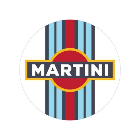 the logo for martini on a white background with blue, red and yellow ...