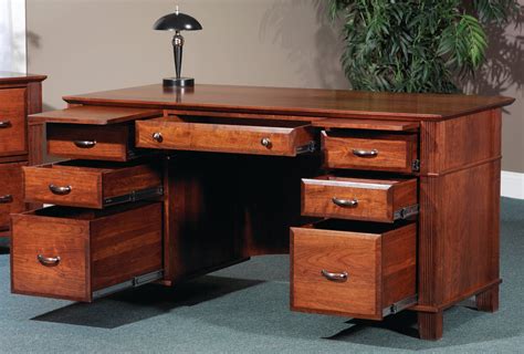 Arlington Solid Wood Executive Desk | Iç tasarım ofisler, Iç tasarım, Ofi̇s tasarimi