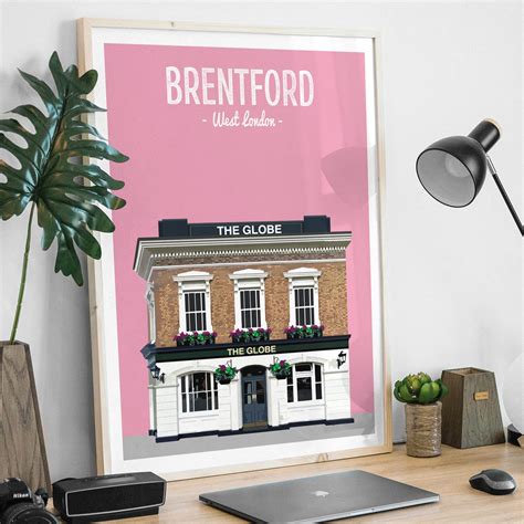 Brentford print, The Globe pub – artstufflondon