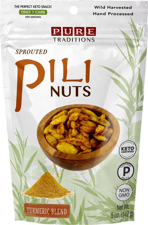 Sprouted Pili Nuts Turmeric Blend 5 oz - Walmart.com - Walmart.com