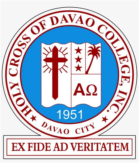 Historical Development Of Hcdc - Holy Cross Of Davao College Logo Transparent PNG - 1477x1680 ...