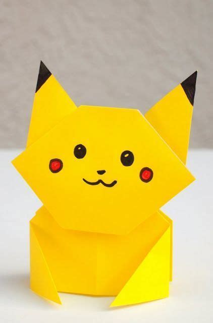 Easy origami pikachu tutorial – Artofit