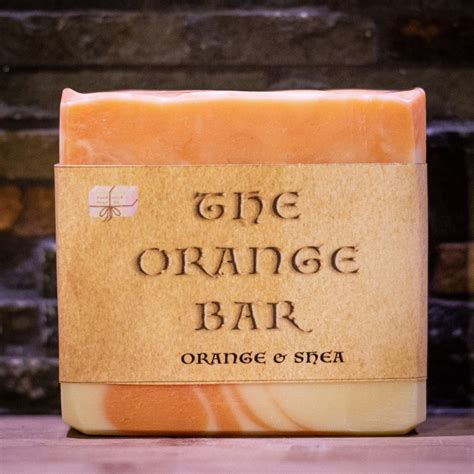 The Orange Bar Handmade Orange Bar Soap Palm Free with Shea | Etsy