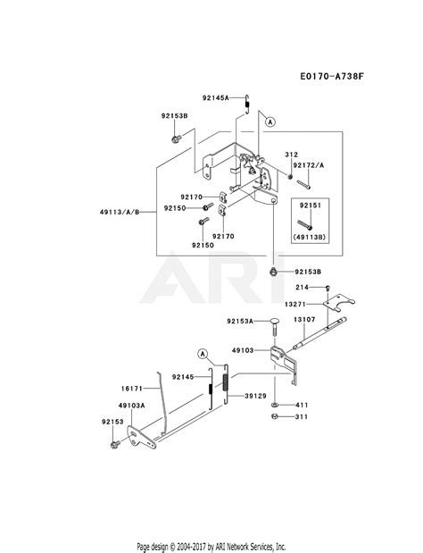 Kawasaki FR691V-CS14 4 Stroke Engine FR691V Parts Diagram for CONTROL ...