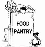 Food Pantry Coloring Page Pages sketch template
