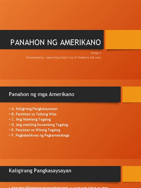 Panahon NG Amerikano | PDF