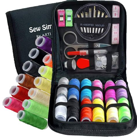 SEWING KIT, Mini Sewing kit, DIY Premium Sewing Supplies, 12 Large ...