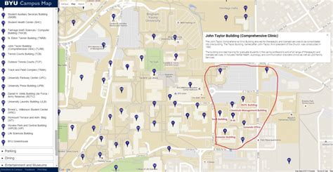 TCU Campus Map Printable