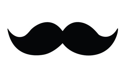 Mustache silhouette vector | Dessin kawaii, Dessin, Kawaii