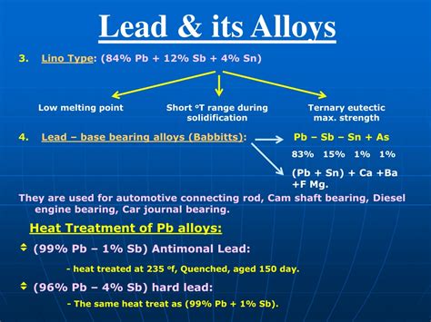 PPT - Lead & its Alloys PowerPoint Presentation, free download - ID:9648889