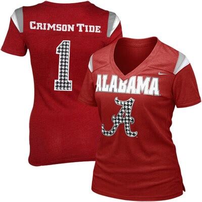 Nike Alabama Crimson Tide Ladies Premium Football Replica T-Shirt - Crimson