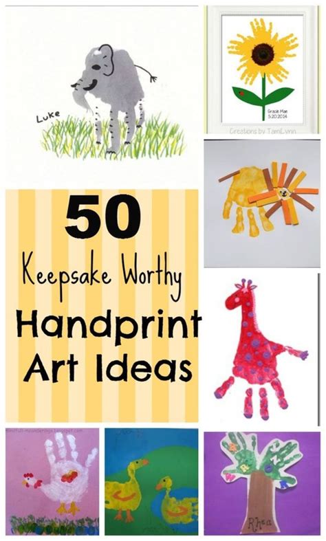 50 Keepsake Worthy Kids Handprint Art Ideas - How Wee Learn | Handprint ...