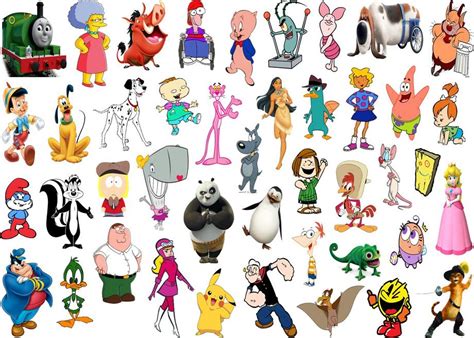 Click the 'P' Cartoon Characters Quiz - By ddd62291