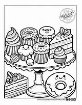 15 Dessert Coloring Pages With Free PDF Printables sketch template