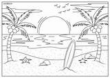 Free Printable Beach Coloring Pages For Kids sketch template