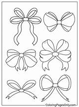 20  Bow Coloring Pages Free Printable PDF & Online sketch template