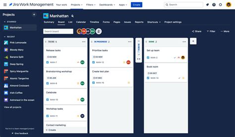 Change your business project's background color | Jira Work Management Cloud | Atlassian Support