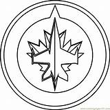 Nhl Hockey Logos Coloring Pages Sketch Page sketch template