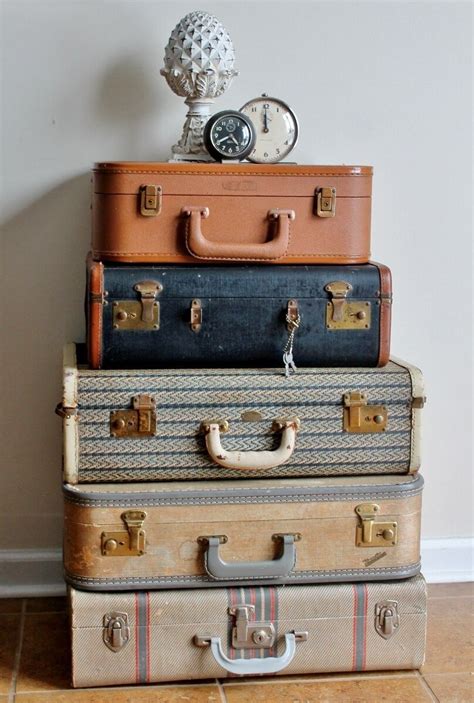 How to Clean & Care for Antiques: Vintage Luggage • Adirondack Girl @ Heart | Vintage suitcase ...