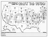 Electoral Map For Election Results Printable Coloring Page  Etsy sketch template