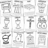Catholic Coloring Pages For Mass sketch template