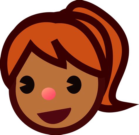 "girl (brown)" Emoji - Download for free – Iconduck