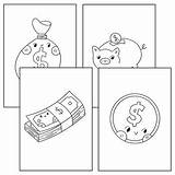 Bank Coloring Page sketch template