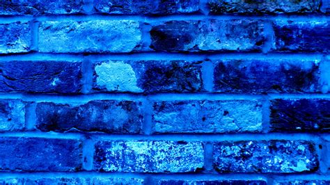 Old Blue Brick Wall Free Stock Photo - Public Domain Pictures