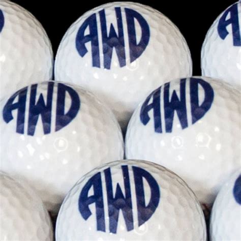 Personalized Golf Balls 6 Custom Balls With Photo, Logo or Initials ...