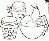 Disegni Alimenti Da Colorare sketch template