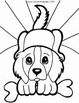 Online coloring Pages Coloring Page A faithful dog With Bone Pets  sketch template