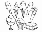 Ice Cream Shop Coloring Page At GetColoringscom  Free Printable sketch template
