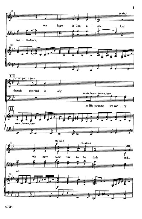 We Have Come This Far by Faith (SATB ) by WI | J.W. Pepper Sheet Music