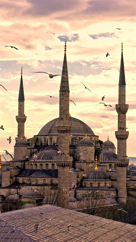 Sultanahmet Mosque Istanbul Turkey 4K Ultra HD Mobile Wallpaper | 歴史的建造物, 美しい場所, モスクの建築