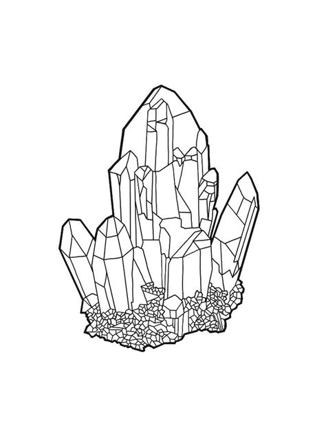 Printable Crystal Coloring Pages - JamirqoLindsey