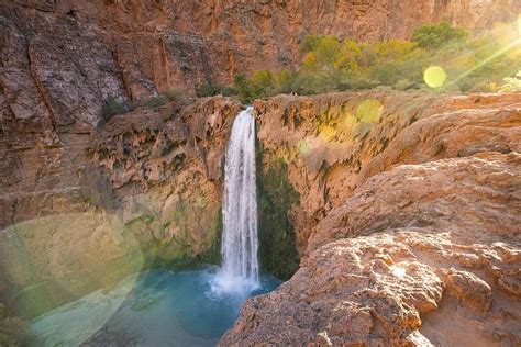 HD wallpaper: time lapse photography of water falls, high angle ...