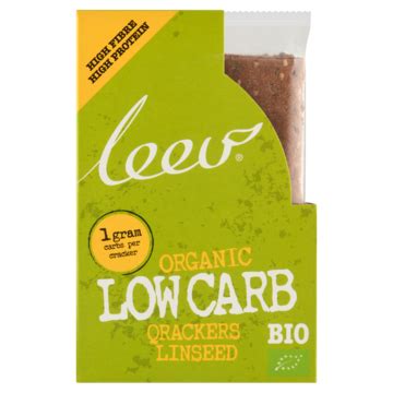 Leev Bio Organic Low Carb Qrackers Linseed 3 x 2 Stuks bestellen? - Ontbijt, broodbeleg en ...