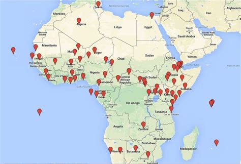 US military bases in Africa. Source The Nation. | Kenn Orphan