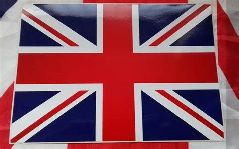 union jack flag sticker 20cm X 28cm – Johnsons Of Leeds