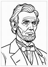 Abraham Lincoln Coloring Pages  Fun With The 16th President sketch template