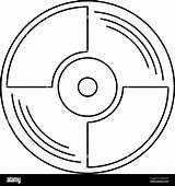 Vinyl Record Coloring Pages sketch template