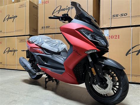 300cc MOTORCYCLE SCOOTER automatic AMIGO STORM — Blackjack Mopeds ...