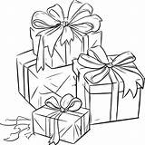 Beautifully wrapped Gifts coloring Page 35133390 Vector Art At Vecteezy sketch template