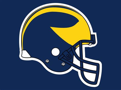 simple helmet clip art for cookies Michigan Football Helmet, College Football Helmets, Football ...