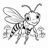 Premium Vector  Bumblebee coloring Page For Kids sketch template