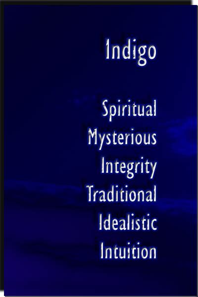 Color Indigo – Color Psychology & Personality Meaning